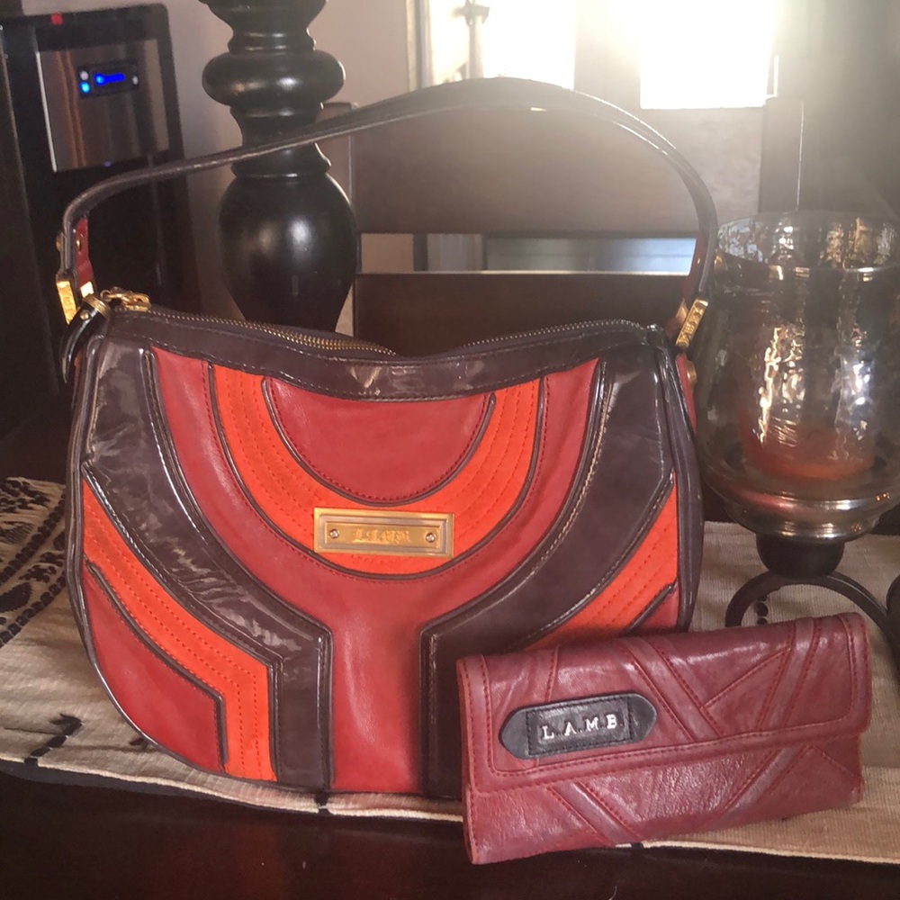 L.A.M.B handbag with wallet